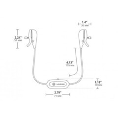 Вибрирующие зажимы для сосков Gemini LOVENSE (управление через приложение)