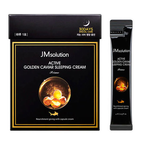 JMsolution Active Golden Caviar Sleeping Cream Prime - Маска ночная с золотом и икрой