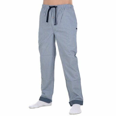 Мужские брюки пижамные голубые в полоску Tom Tailor 71053/5100 623
