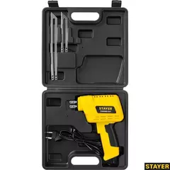STAYER Thermo cut, 150 Вт, в наборе: 2 ножа, быстрый рез пенопласта + пластика, прибор для терморезки (45255-H2)