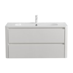 Cezares RELAX-1000-2C-SO-BL RELAX База под раковину подвесная с двумя выкатными ящиками, Bianco Lucido, 996x478x500, RELAX-1000-2C-SO-BL фото