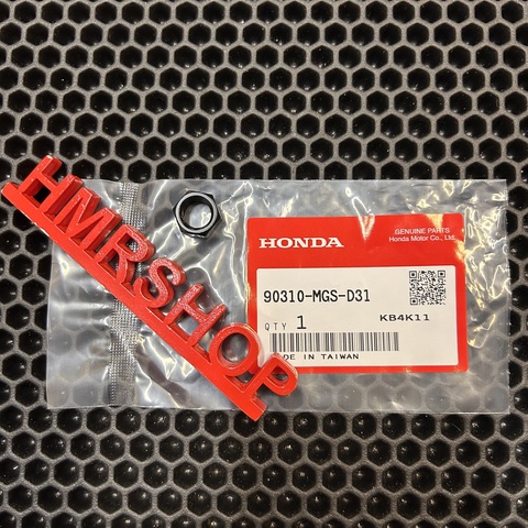 Honda Гайка, шестигр., 10mm (левосторонняя резьба) 90310-MGS-D31