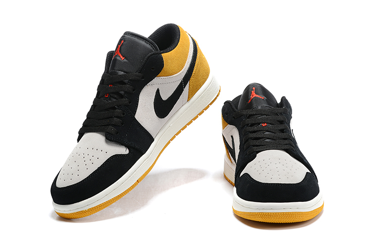 jordan 1 low university gold black