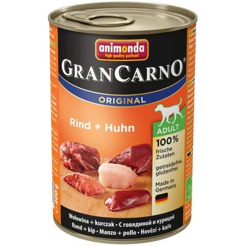 Animonda Gran Carno Original Adult консервы с говядиной и курицей д/взрослых собак 400г