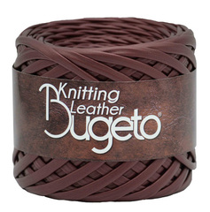 Knitting Leather Wine Berry