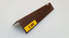 Угол ПВХ 351 Каштан 15х15х2700 мм