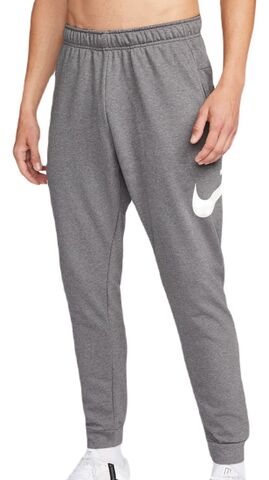 Теннисные брюки Nike Dry Pant Taper FA Swoosh - charcoal heather/white