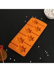Форма для леденцов и мороженого, 6 ячеек, 9,5х24х1 см 