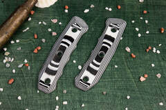 Накладки Echo & Enzo из G10 Черно-Белые