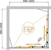 Душевой уголок Cezares MOLVENO-A-22 MOLVENO-A-22-100+20-P-Cr
