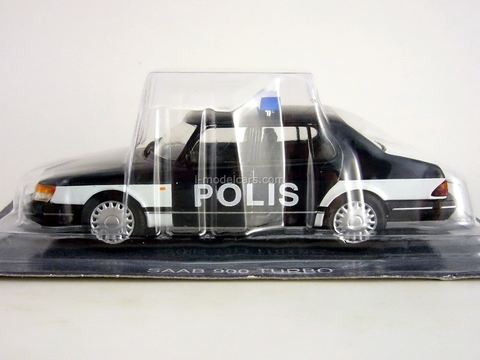 Saab 900 Turbo Polis Finland 1:43 DeAgostini World's Police Car #72