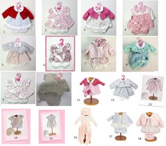 Munecas Antonio Juan Комплекты одежды для кукол в асс., 42 см (0142)