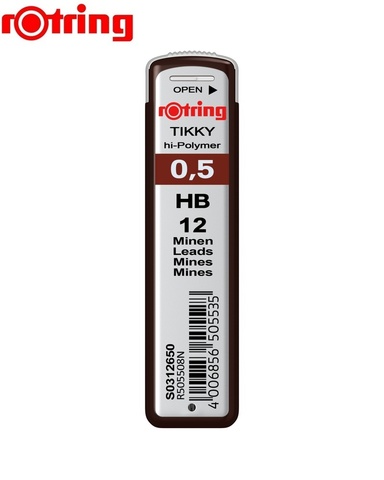 Грифель Rotring Tikky 0.5 mm HB (12 шт.) (S0312650)