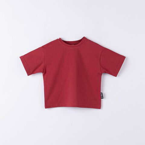 Oversized T-shirt - Cranberry