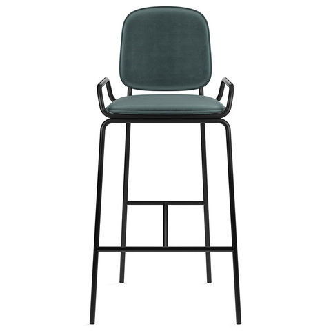 Стул барный Latitude Ror 2 Frame черный/зеленый
