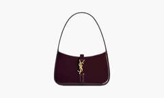 Сумка Saint Laurent Le 5 À 7 Mini Patent Leather Shoulder Bag "Brown"