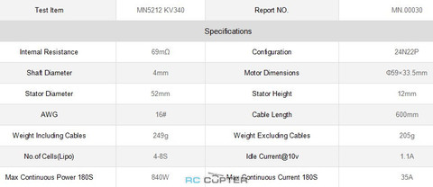 T-Motor MN5212 KV340