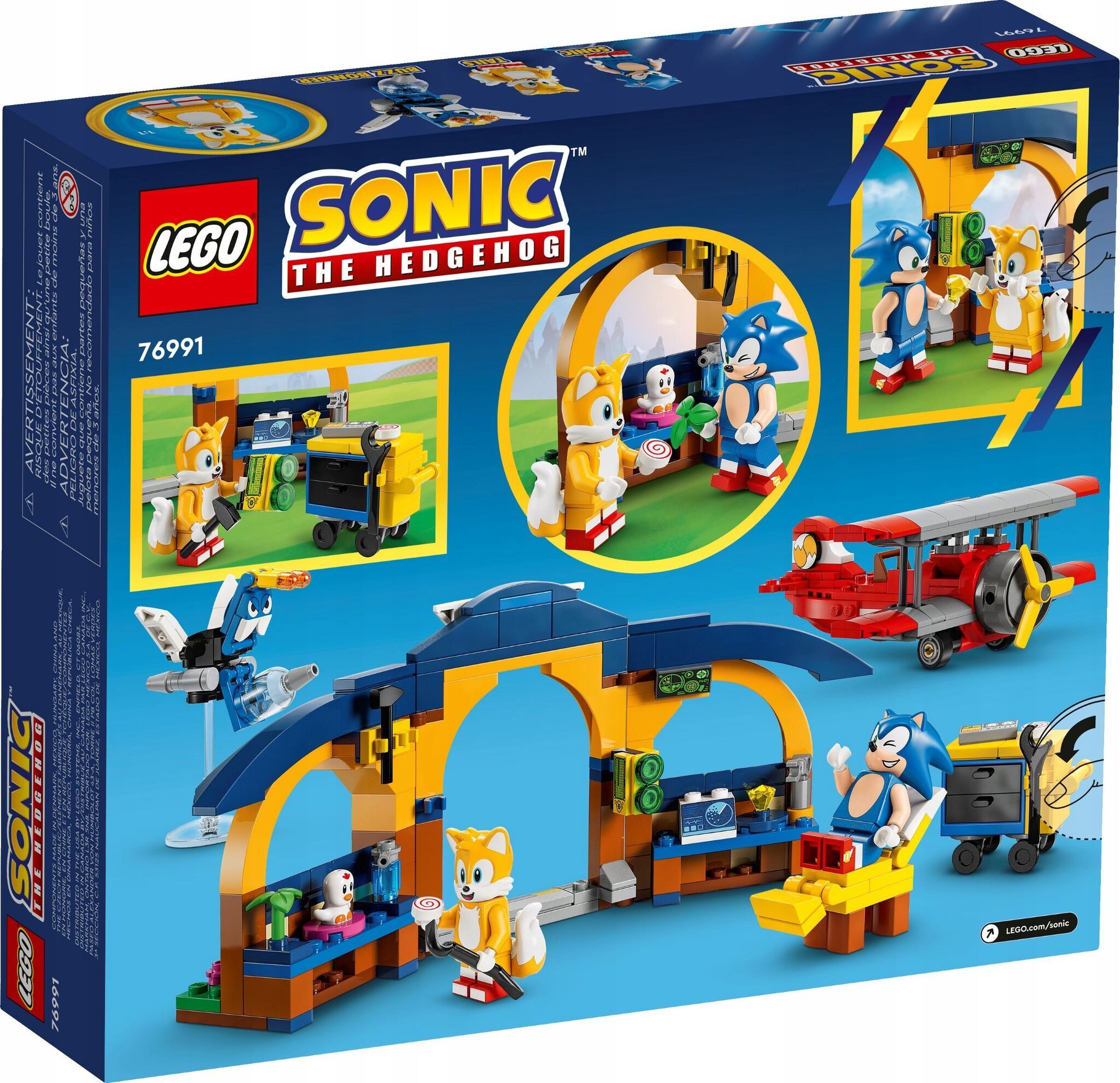 Конструктор LEGO Sonic Мастерская Тейлза и Самолет Торнадо/ Лего Соник  76991 купить в Москве | Доставка по России.