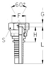 Фитинг DN 12 BSP (Г) 3/4 TIEFFE