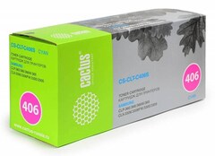 Картридж лазерный Cactus CS-CLT-C406S CLT-C406S голубой (1000стр.) для Samsung CLP-360/365/CLX-3300/3305