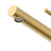 Cezares RELAX-LC2-GM-W0 RELAX-LC2-GM-W0 Смеситель для накладной раковины однорычажный без донного клапана, оружейная сталь