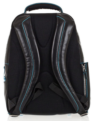 Рюкзак унисекс Piquadro Blue Square CA1813B2/N чёрный натур.кожа