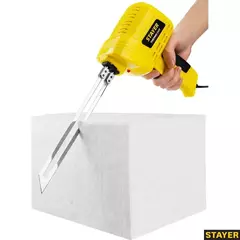 STAYER Thermo cut, 150 Вт, в наборе: 2 ножа, быстрый рез пенопласта + пластика, прибор для терморезки (45255-H2)