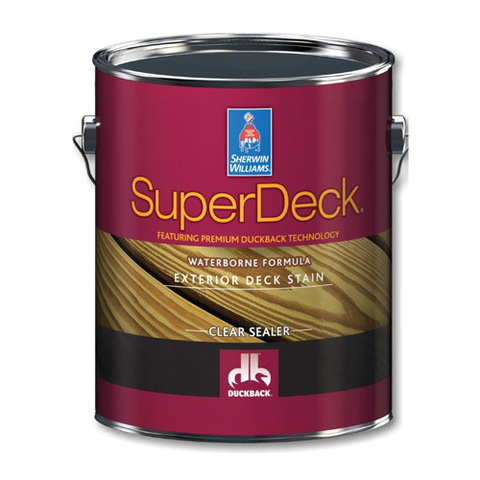 SUPERDECK EXTERIOR WATERBORNE CLEAR SEALER