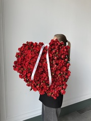 АКЦИЯ - красная кустовая роза - цена действует при заказе от 25шт