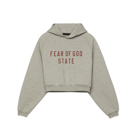 Xуди Logo Crop Hoodie in Core Fleece
