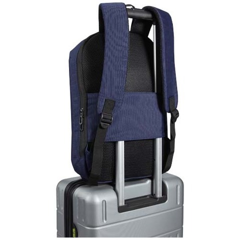 Рюкзак Luma для ноутбука с диагональю экрана 15 дюймов с защитой от кражи объемом 10 л из материала, переработанного по стандарту GRS