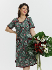 4728 Халат на пуговицах