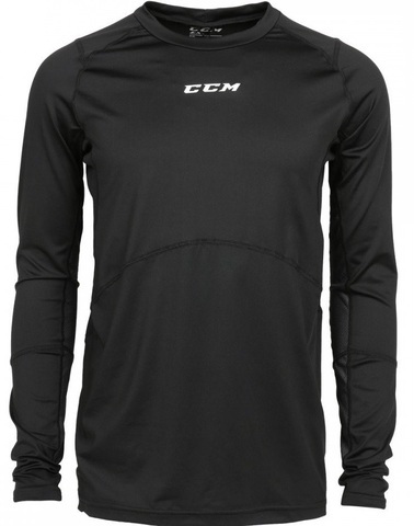 Верх компресс. с длин.рукавами CCM COMPR PREM LS TOP SR M черн