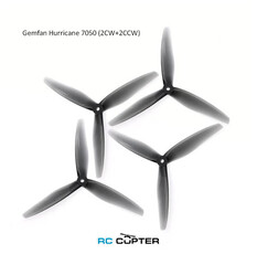 Пропеллер Gemfan 7050 трёхлопастной (2CW + 2CCW) Grey
