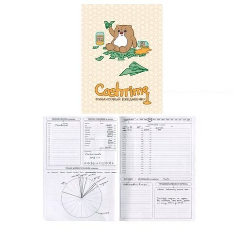 Финансовый ежедневник А5, 80л. 