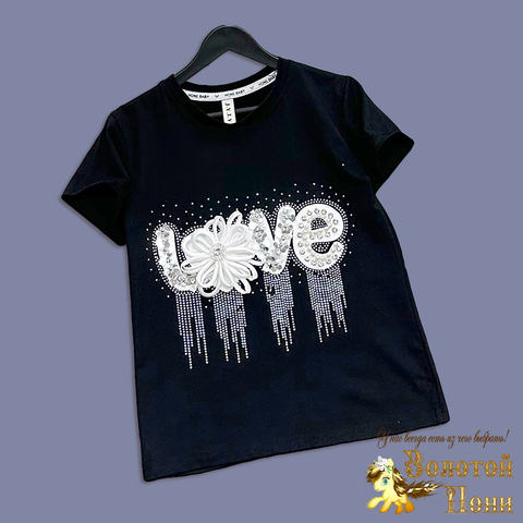 Футболка девочке (5-8) 251220-R2059