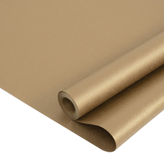 Упаковочная бумага крафт, Золото, 0,68*10 м