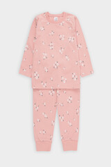 пижама  для девочки  К 1561/дымчатая роза,ромашковое поле