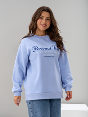 Толстовка Кис-090/голубой-п