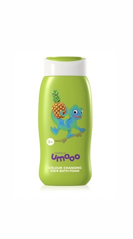 Umooo Пена для ванн, меняющая цвет «Ананас» 250мл 3+