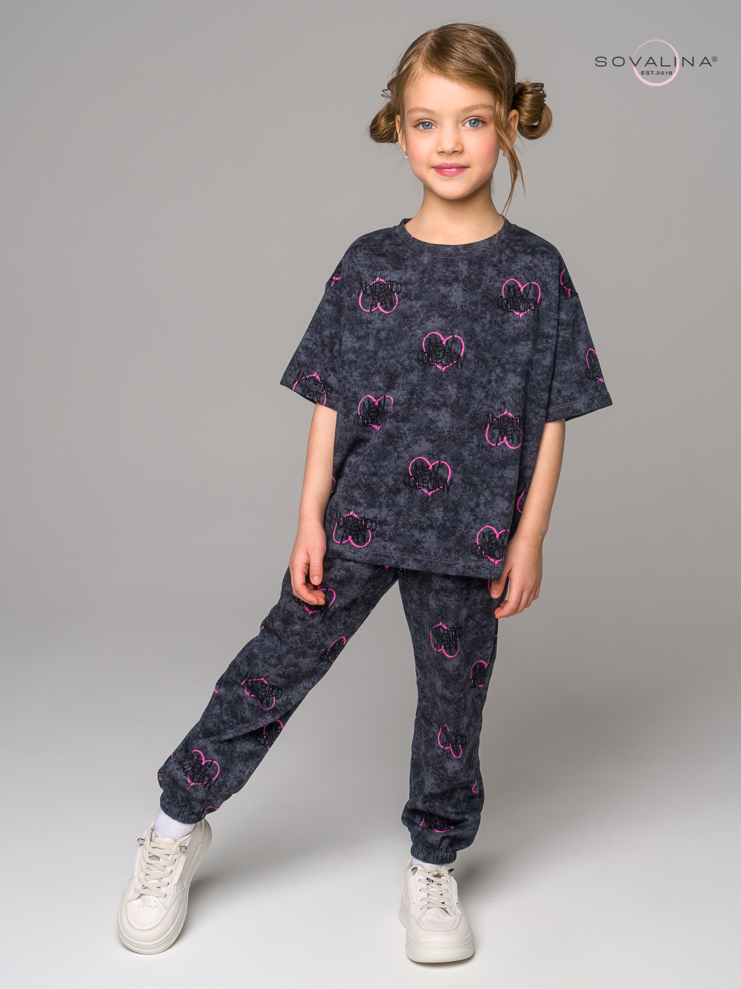 Костюм Daily girl варенка сердце фуксия mini