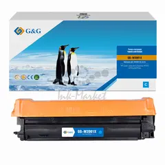 Тонер-картридж G&G GG-W2001X 658X голубой для HP Color LJ Enterprise M751n/dn (28000 стр)