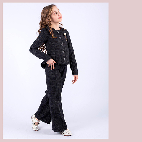 Костюм твид д (5-10) 260427-G9057