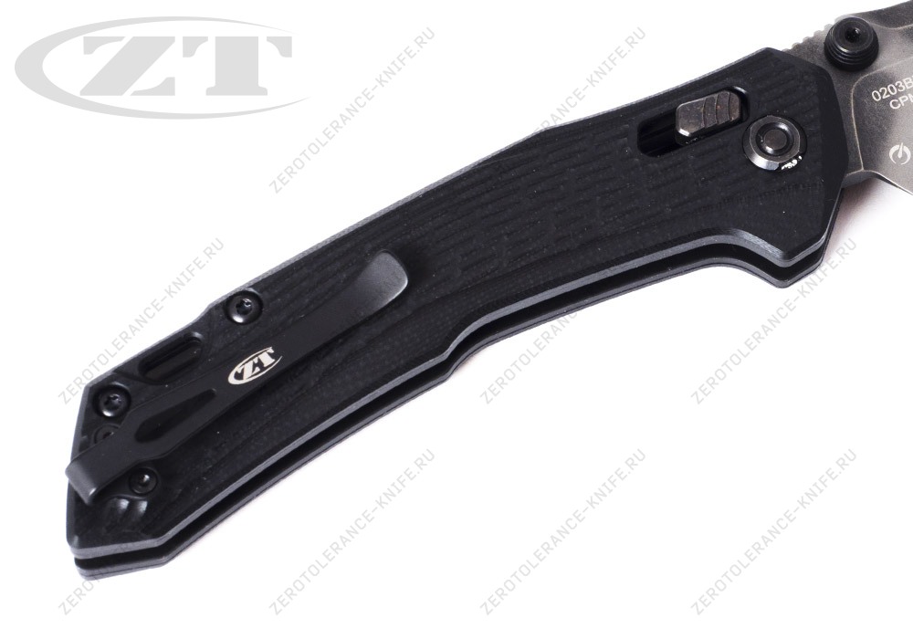 Нож Zero Tolerance 0203BLKTS Tiger CPM M4 - фотография 