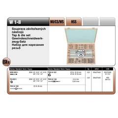 Набор метчиков и плашек BSW 1/8