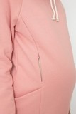 Утепленное спортивное платье для беременных и кормящих 12170 розовый