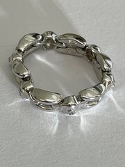 Кольцо-цепь 3 (кольцо из серебра)