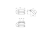 VitrA Liquid A4456539 Держатель для туалетной бумаги (чёрный глянцевый)