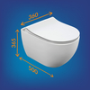 Cersanit 68304 Комплект BRASKO SMART CO DPL EO slim инсталляция VECTOR кнопка ESTETICA пластик белый