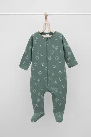 комбинезон для новорожденных  К 6192/зеленый мох,мини брокколи